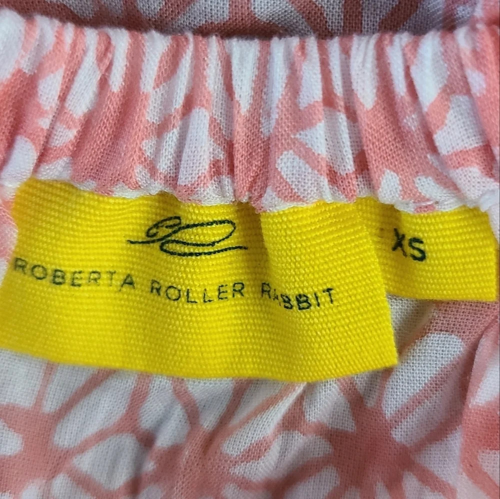 Roberta Roller Rabbit Fringe Off Shoulder Top XS - image 5